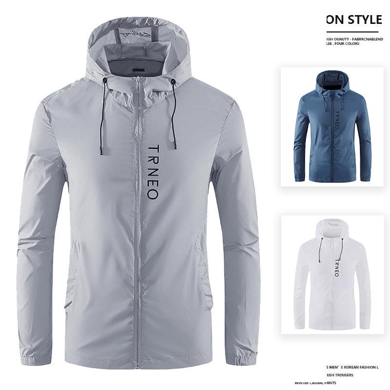 アウター 男性用 接触冷感 薄手 フィッシング ジャケット 釣り ウェア 遮熱 通気性 軽量 アウトドア スポーツ