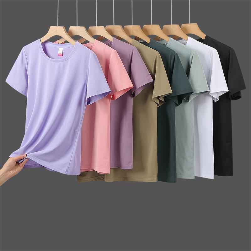 Tシャツ カップル 夫婦 蚊よけ 艾 接触冷感 吸湿速乾 スポーツ アウトドア トレーニング ランニング ウェア ゆったり