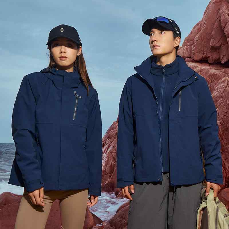 マウンテンパーカー 男性用 女性用 取り外し可能 秋冬 防寒 防水 登山服 アウトドア 撥水