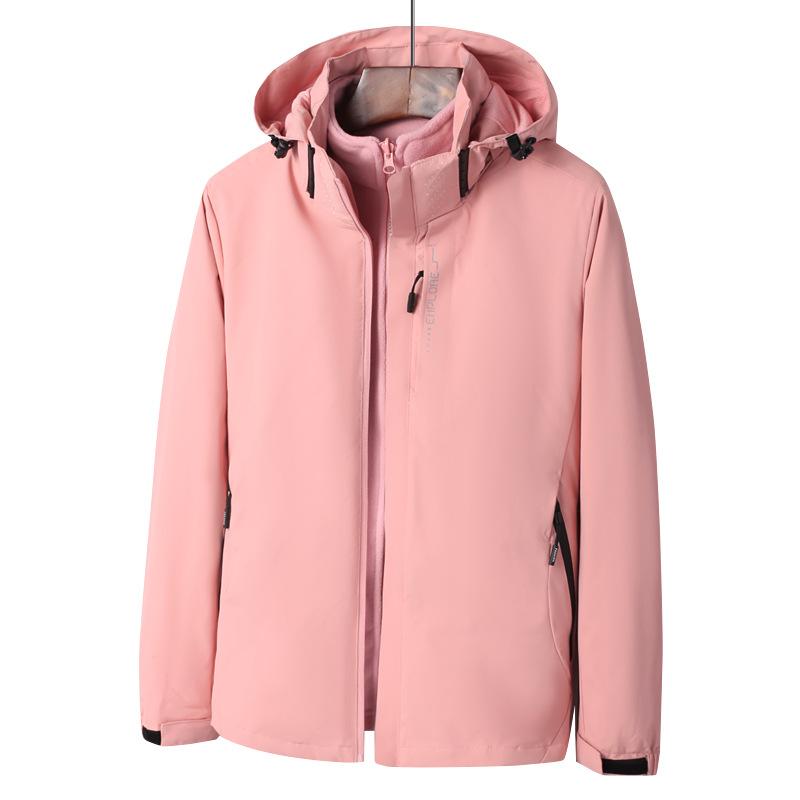 マウンテンパーカー 男性用 三点セット 取り外し可能 防風 防水 アウター 登山 アウトドア ウェア カスタム可能 迷彩