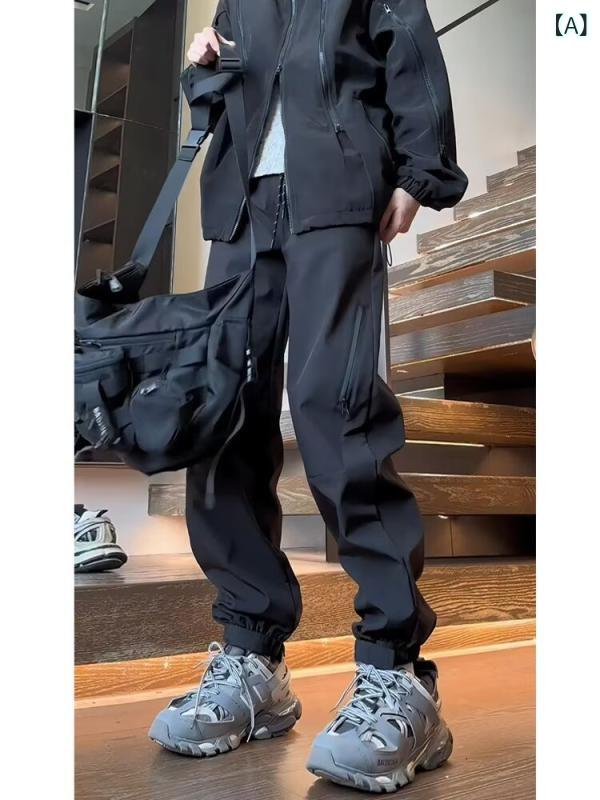 パンツ 男性用 秋冬 ズボン ゆったり 大きいサイズ 裏起毛 カーゴパンツ カジュアル ロングパンツ