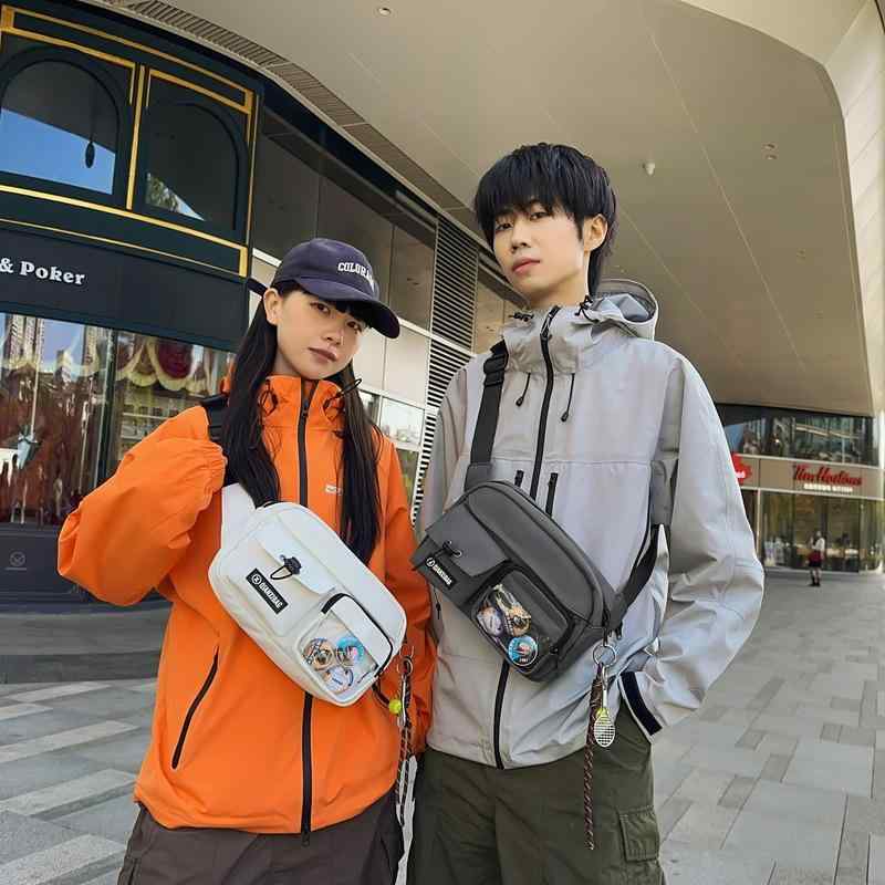 ウエストバッグ レディース 配色 スポーツ ボディバッグ メンズ ナイロン 普段使い バックパック 鞄 カジュアル