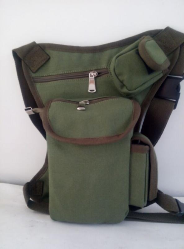 バッグ 男性用 アウトドア レッグポーチ 帆布 ウエストバッグ カジュアル 普段使い ランニング サイクリング