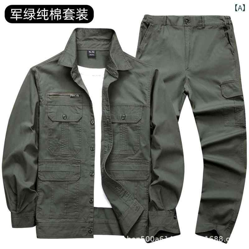 作業服 メンズ 男性用 半袖 上下セット 迷彩柄 通気性 耐摩耗性 電気溶接 溶接 कार्य服