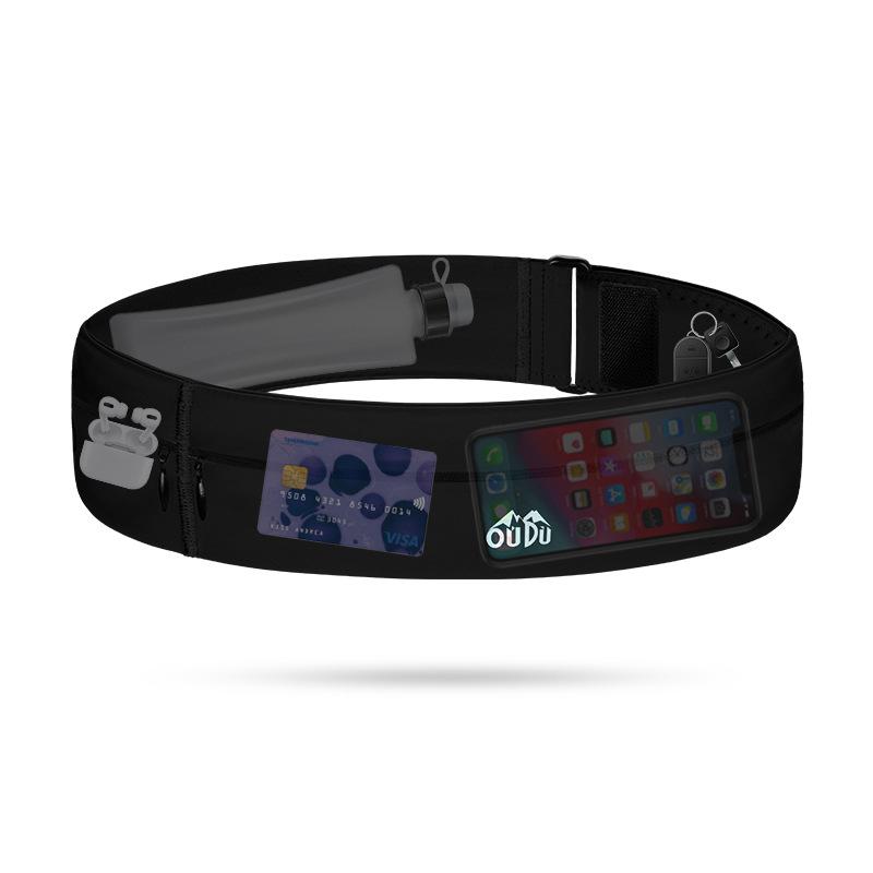 ウエストバッグ ランニング メンズ レディース アウトドア スマホ 薄型 軽量 撥水 スポーツ 登山 ジョ..