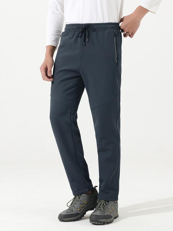 パンツ 男性用 春物 薄手 防風 防水 ストレート 宽松 無地 登山 アウトドア・製品カテゴリ: 冲锋裤・機能: 防水, 防風・素材: 聚酯纤维+氨纶・適用対象: 男性用・柄: 無地・スタイル: プルオーバー・裏地: 裏地なし・対象年齢: 成年・フード: フードなし・構成: シングル・着脱: 着脱不可・インナー: インナーなし・生地: ポリエステル・: なし・防水レベル: 3000mm・用途: ランニング, 健身器材, 登山, キャンプ・カラー: ブラック, グレー, ブルー（春秋モデル.裏起毛モデルあり）・サイズ: M, L, XL, XXL, XXXL, 4XL, 5XL・生地・インナータイプ: インナーなし・素材: ポリエステル・防水性/通気性: 5000mm以下・フィット: ゆったり・着丈: レギュラー・加工: ノンアイロン