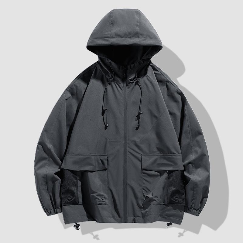 マウンテンパーカー 男性用 防風 防水 アウター ジャケット ブルゾン フード付き アウトドア ワークウェア ジャンパー ジャンバー 春秋