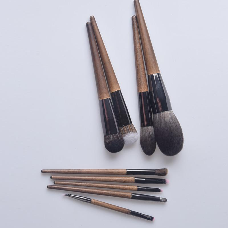 メイクブラシ セット 仿檀木 化粧ブラシ 多様 匠心工芸