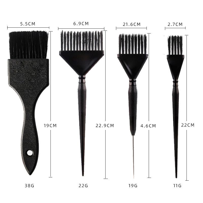 ヘアカラー ブラシ 染毛用ブラシ ヘアサロン用 ツール メッシュ ハイライト