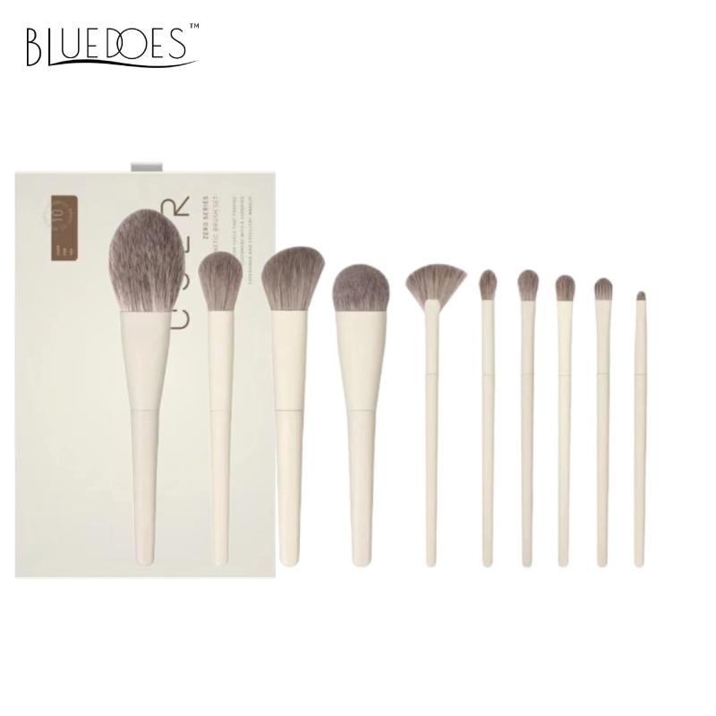 メイクブラシ 10本セット ギフト 柔らかい チークブラシ フェイスブラシ