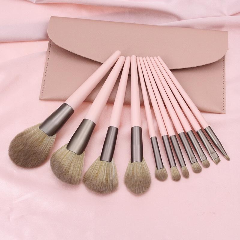 メイクブラシ セット メイクブラシセット コスメブラシ 化粧ブラシ フェイスブラシ チークブラシ アイシャドウブラシ ピンク系