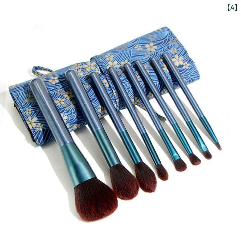 メイクブラシ セット 多機能 携帯用 PU バッグ付き 美容ツール