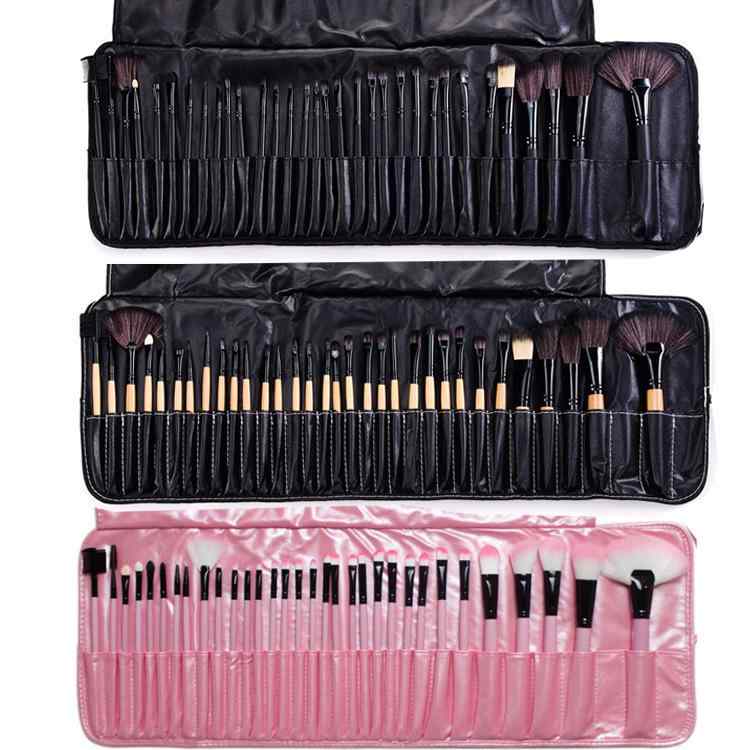 メイクブラシ セット 木製ハンドル ブラシケース付き 美容ツール アイシャドウブラシ 柔らかい メイクアップ 持ち運びやすい 化粧ブラシ