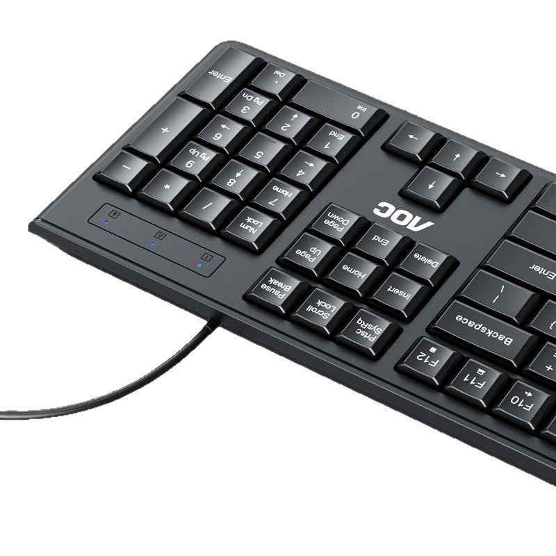 キーボード マウス セット 有線 パームレスト付き 事務用 家庭用