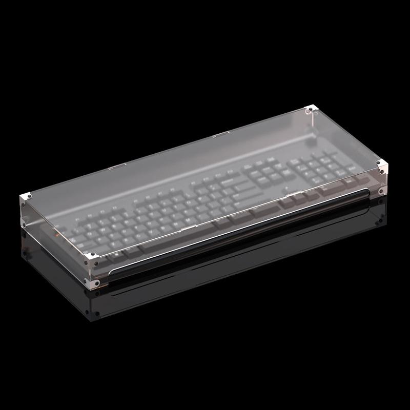 キーボードカバー キーボード保護カバー 事務用 デスク キーボード収納 整理 卓上収納 アクリル製2