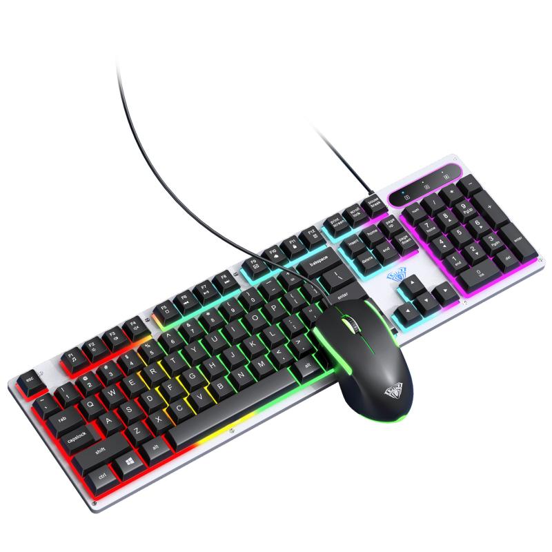 キーボード マウス セット 有線 ゲーミング ビジネス 光学式