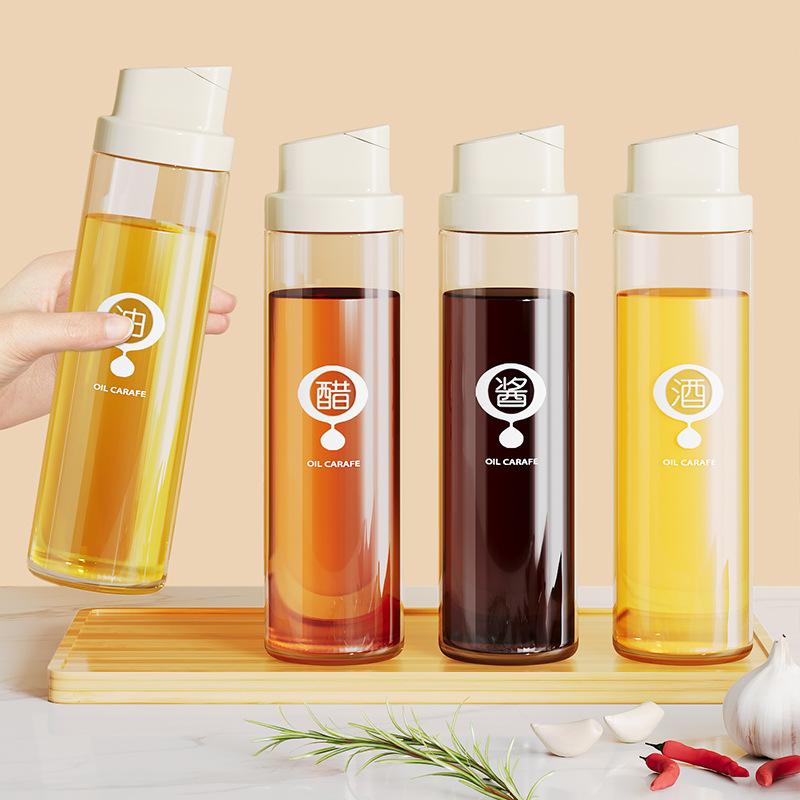 油壺 キッチン 調味料入れ セット 醤油 酢 オイルボトル ガラス製 自動開閉 漏れ防止 家庭用