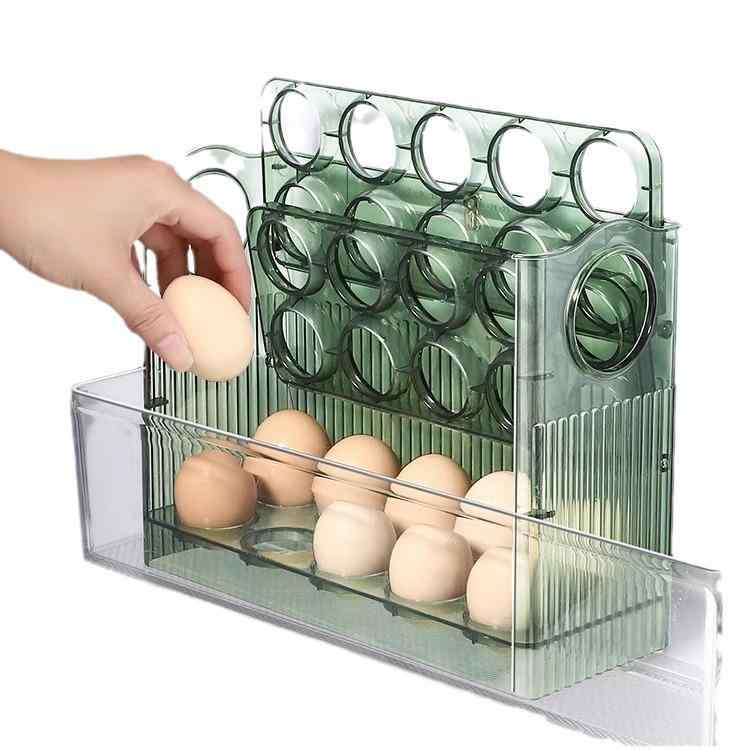 Slim Kitchen Racks - 卵ケース 冷蔵庫 サイドドア 卵入れ キッチン 卵収納 卵ホルダー
