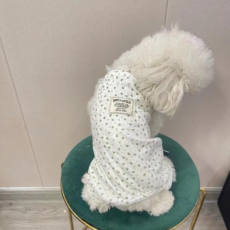 ペット服 小型犬用 ノースリーブ ドッグウェア 綿 快適 テディ ビション春夏