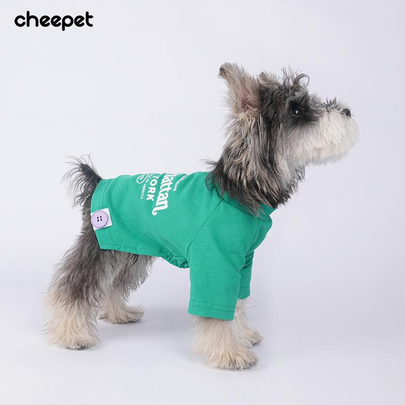 2ペット服 Tシャツ 犬服 春夏 小型犬 中型犬 テディ ビション 接触冷感 通気性 半袖 部屋着 普段使い かわいい