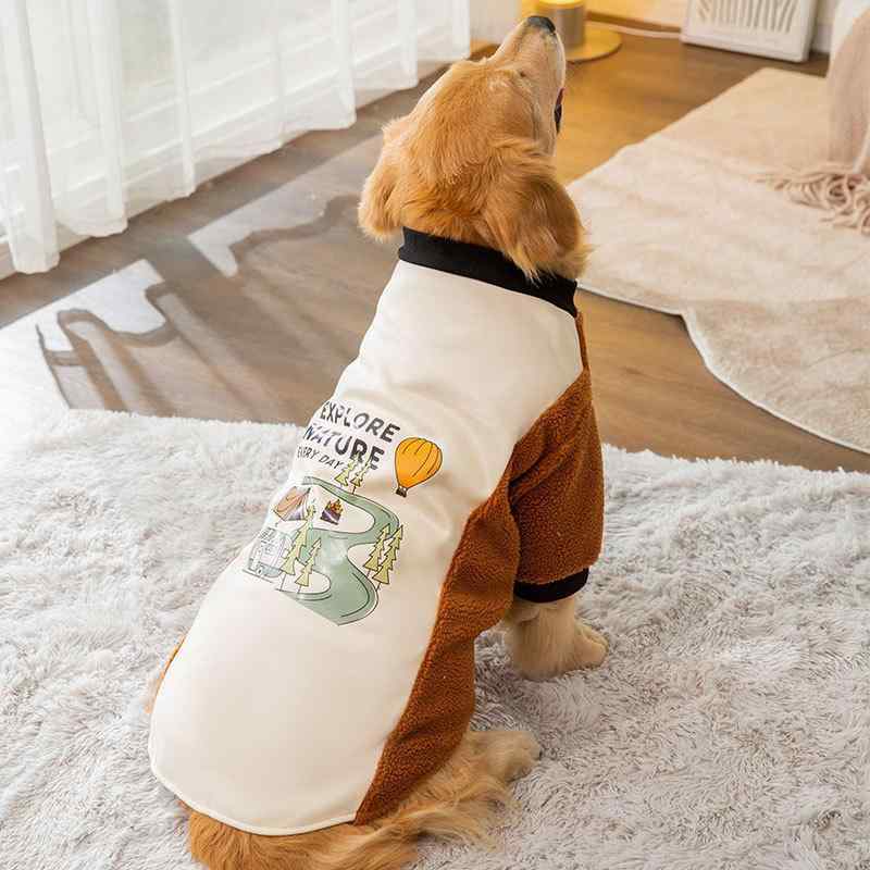 犬 服 秋冬 中大型犬用 暖か 防寒 つなぎ フリース ゴールデンレトリバー サモエド ボーダーコリー ペット服 ドッグウェア あったか 裏起毛 2足