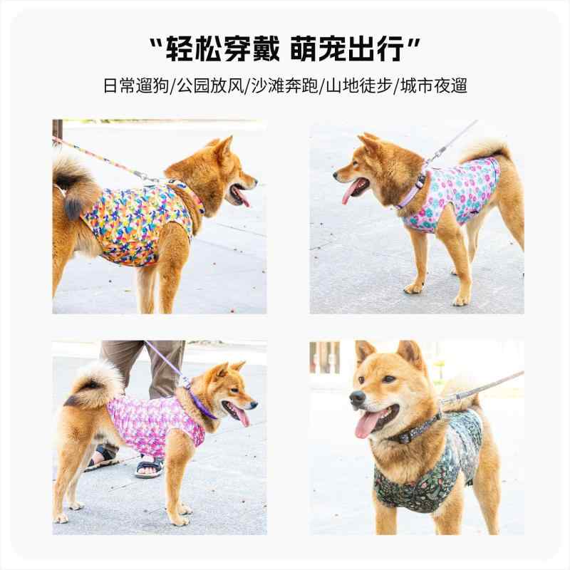 2ドッグウェア プリント 通気性 犬用 コスチューム ペット服