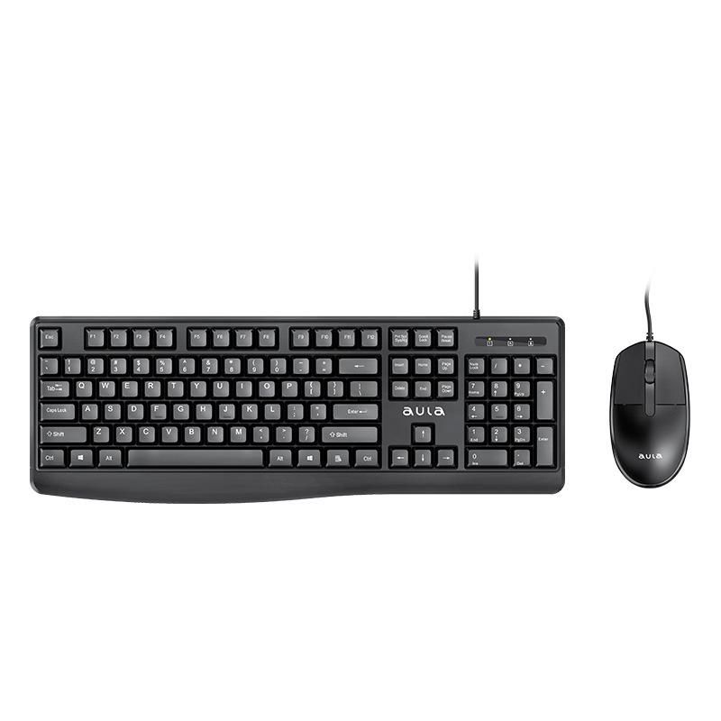 キーボード マウス セット 有線 USB ビジネス オフィス ノートパソコン デスクトップパソコン2 sofapotato-10272275 ソファポテト パッケージ画像