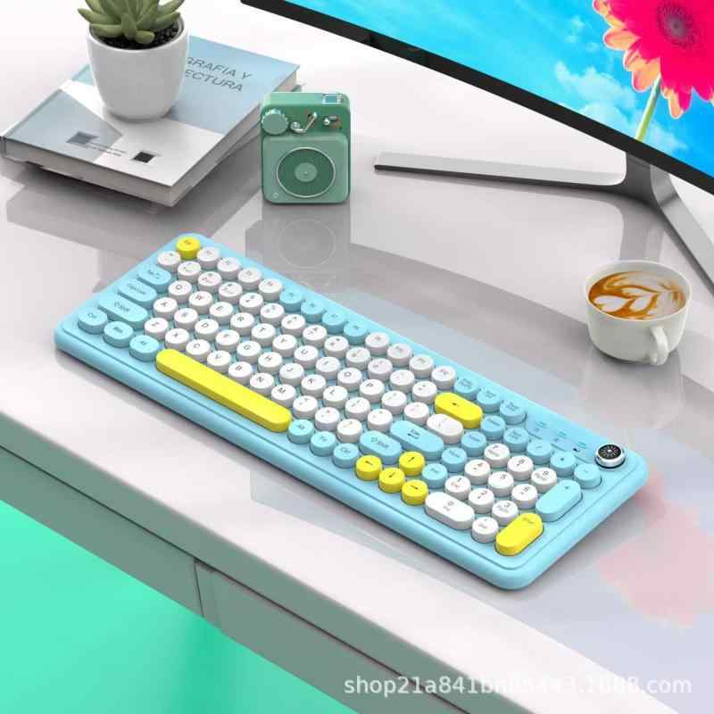 キーボード 有線 USB ゲーミング パンク マルチカラー デスクトップ パソコン ノートパソコン