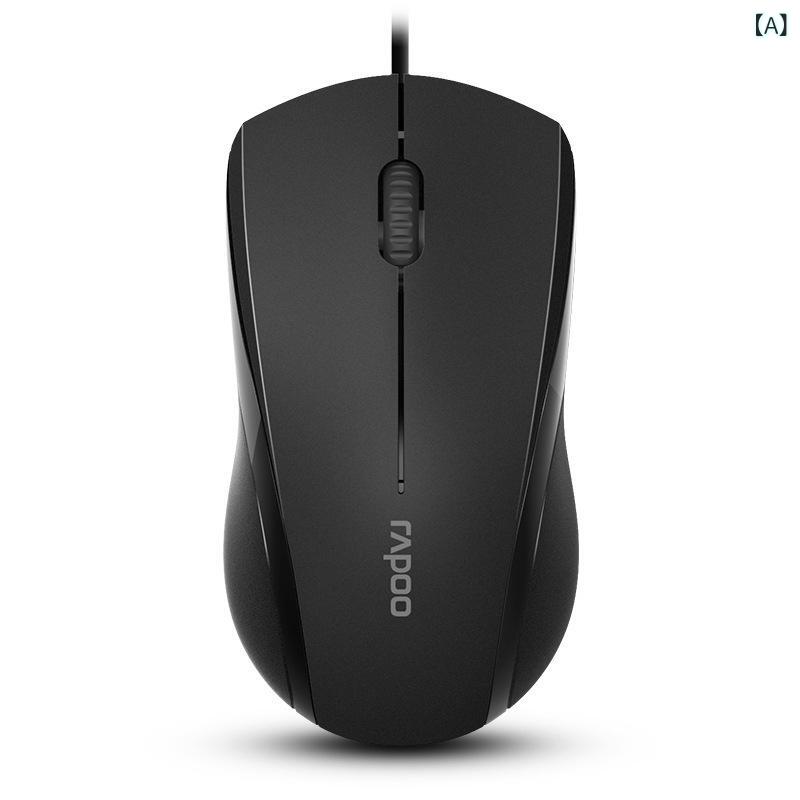 マウス 静音 有線 USB 光学式 デスクトップ パソコン 人間工学2