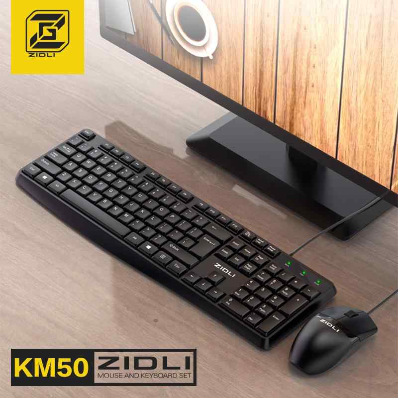 キーボード マウス 有線 USB セット スタイリッシュ ビジネス オフィス 一体型 デスクトップ PC