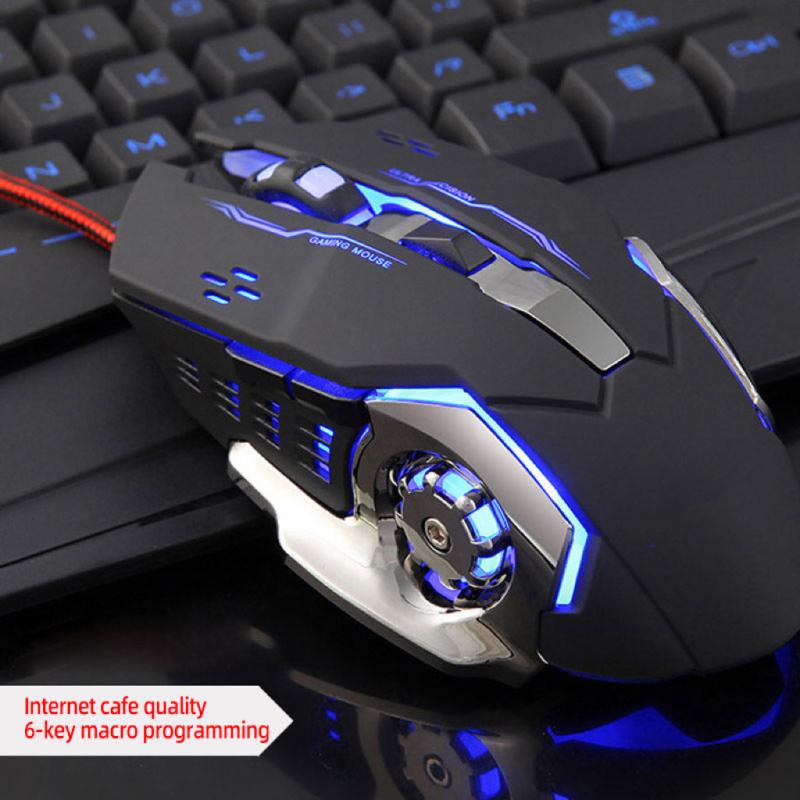 マウス 無線 静音 4段階 DPI調整可能 発光 ゲーミングマウス USB 光学式 PC 周辺機器2