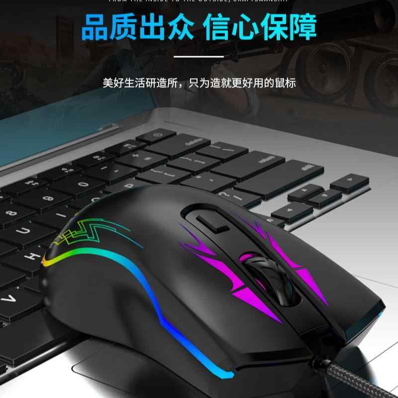 マウス 有線 ゲーミングマウス RGB イルミネーション エフェクト ゲーム用 パソコン PC