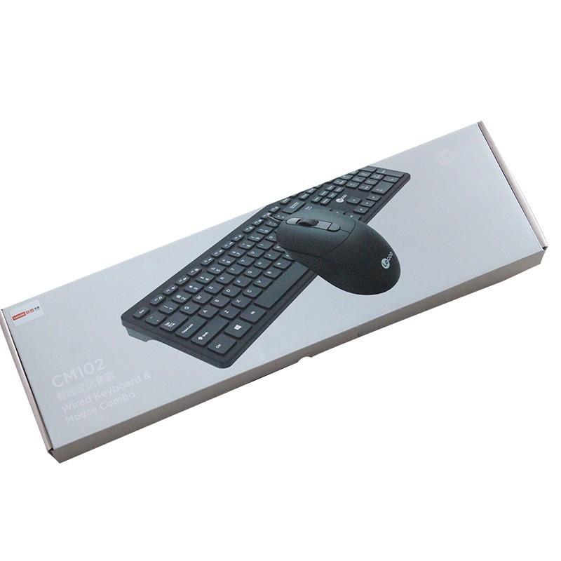 キーボード マウス 有線 USB チョコレート式 ビジネス オフィス ノートパソコン デスクトップパソコン2