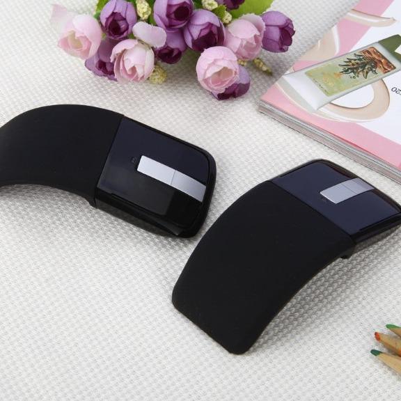 マウス ワイヤレスタッチ 光学式 アーク型 24GHz