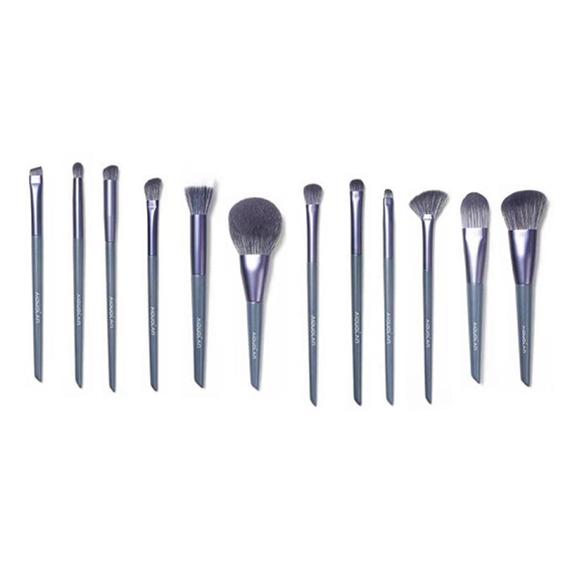 メイクブラシ 12支 セット アイシャドウ アイライナー チーク コントゥア フェイスパウダー ハイライト ファンデーション コンシーラーブラシ