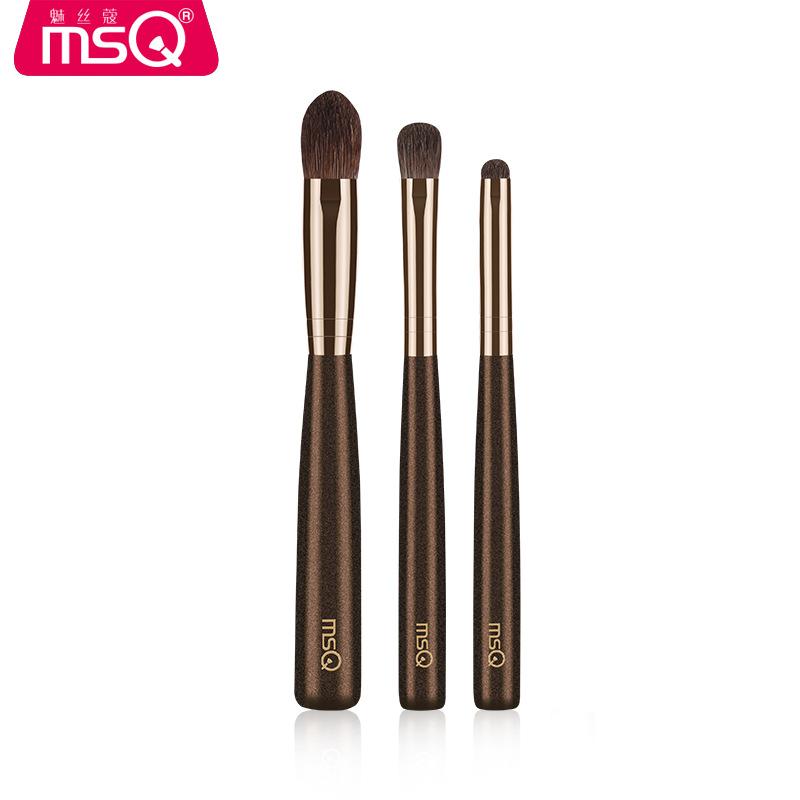 メイクブラシ セット アイシャドウブラシ 鼻影ブラシ アイラインブラシ 三角形 豪華感 電気メッキ加工