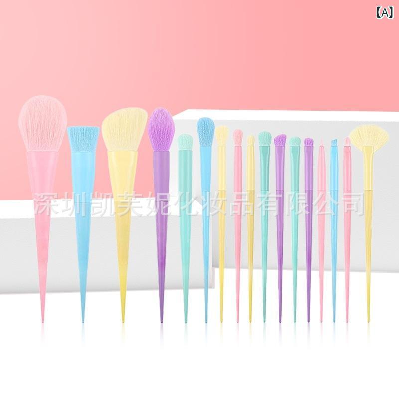 メイクブラシ 17本セット フェイスブラシ パウダーブラシ チークブラシ ファンデーションブラシ アイシャドウブラシ メイク道具 コスメツール 柔らかい
