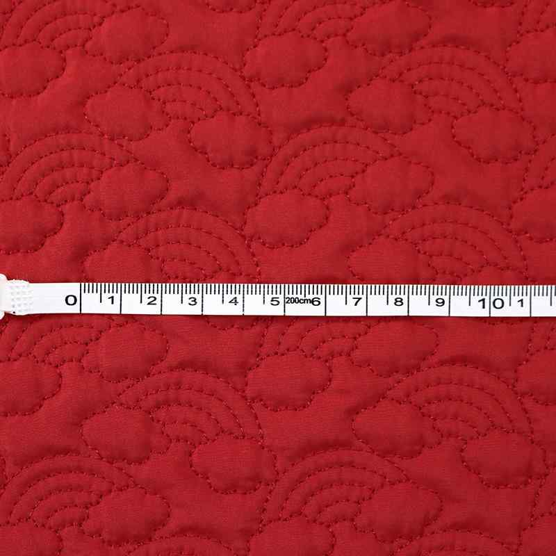 化粧ポーチ 筆箱 刺繡生地 キルティング 春亜紡布地 綿入れ 虹色