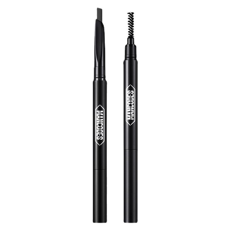 眉ペン メンズ 男性用 極細 防水 汗に強い 落ちにくい 眉刷毛付き グレーブラウン