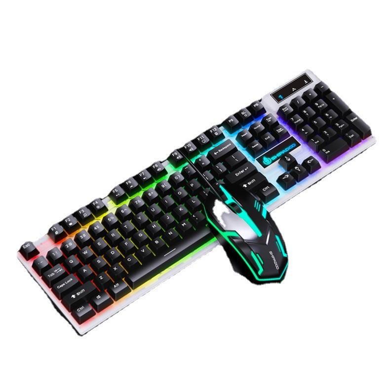 キーボード マウス セット ゲーミング キーボード マウス 光る 浮遊 キーキャップ メカニカル風