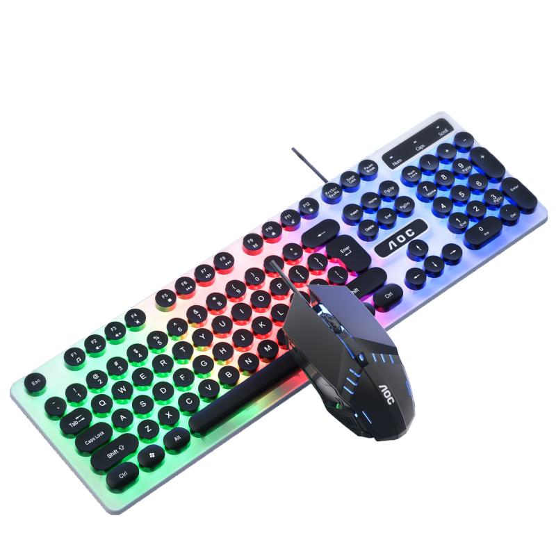 キーボード マウス セット 有線 USB 光る ゲーミング メンブレン2