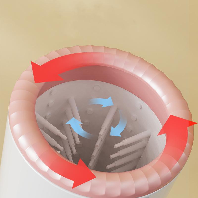 ペット用 洗浄カップ 犬 猫 足洗いカップ クリーナー ブラシ付き 洗浄 携帯 散歩 美容2