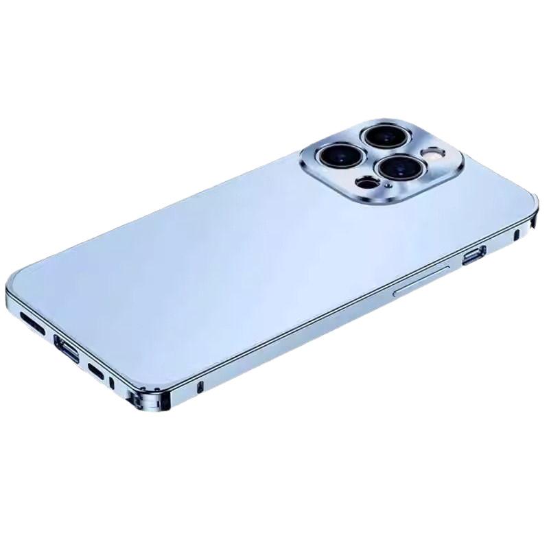 乐天商城 - スマホケース iPhone15Promax 用 メタル バンパー フレーム 豪華感 落下防止 耐衝撃