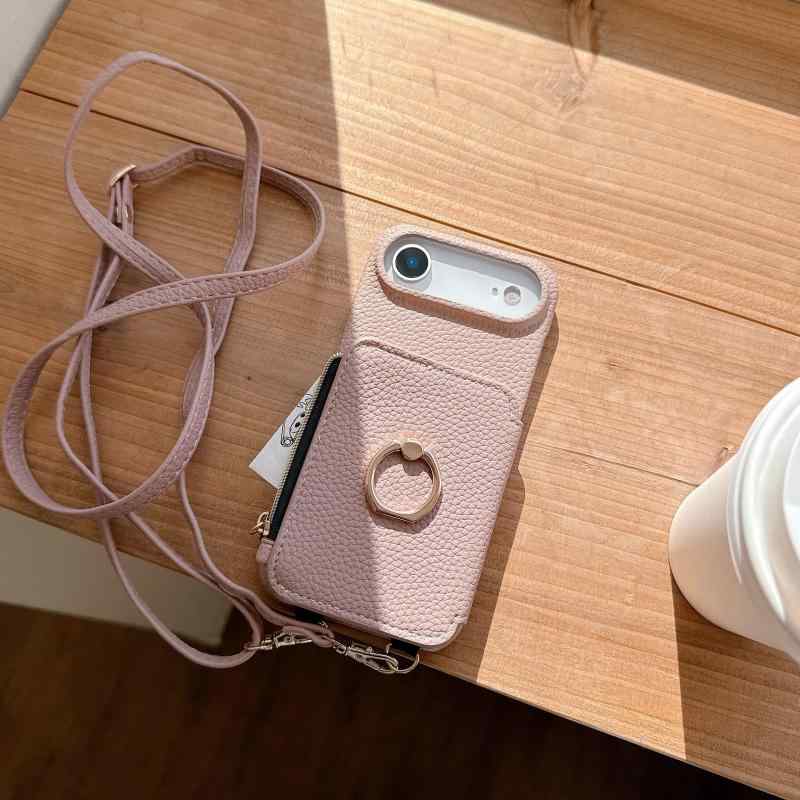 iPhone 16 17Pro ケース カバー カード収納 バンパー レザー風 スタンド機能 耐衝撃