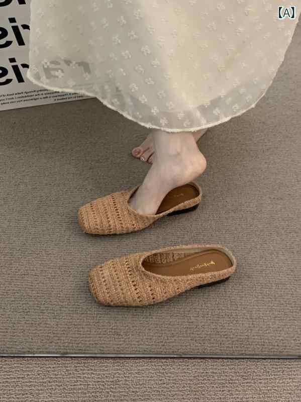 靴 レディース 厚底 ボヘミアン サンダル スリッパ 春夏 リゾート 普段使い かわいい 歩きやすい 疲れにくい 脱げにくい ローヒール つっかけ コンフォート 旅行 女性