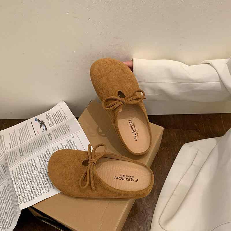 サンダル レディース 外履き フラットソール スリッパ 2025年 春秋 妊婦靴 滑り止め かわいい ぺたんこ靴 ボヘミアン風