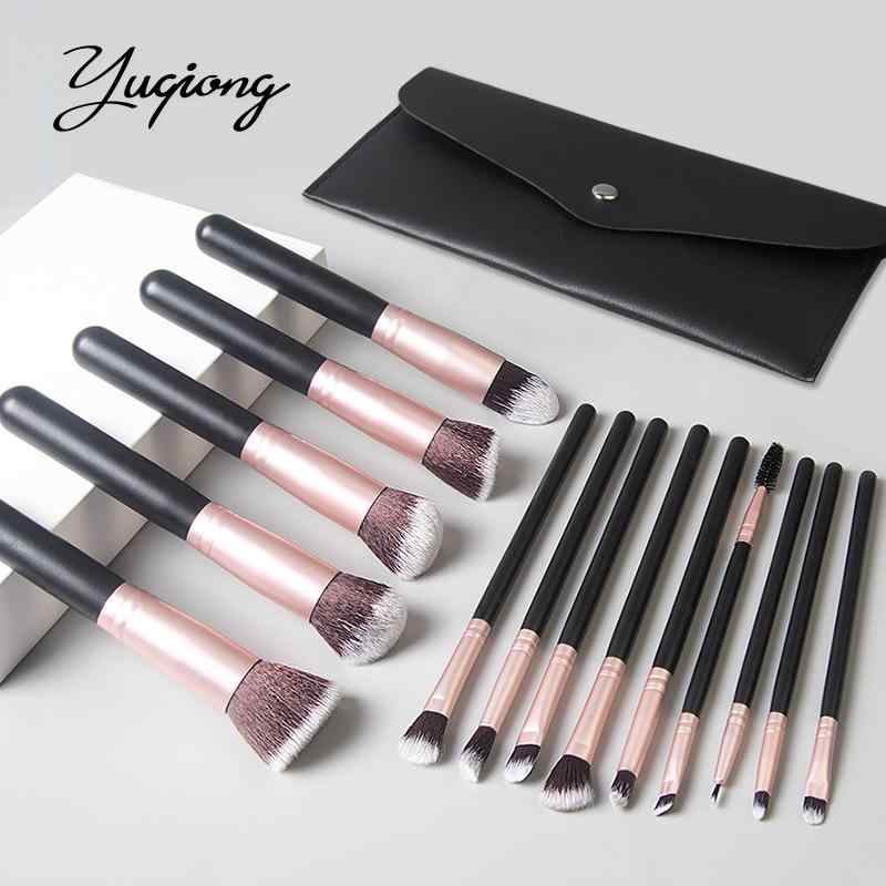 メイクブラシ セット 14本 フェイスブラシ チークブラシ ハイライト 化粧ブラシ メイク道具2