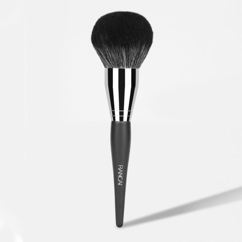 メイクブラシ フェイスブラシ チークブラシ ルースパウダーブラシ 銅管 長柄 柔らかい 化粧ブラシ 美容 メイクアップ ツール