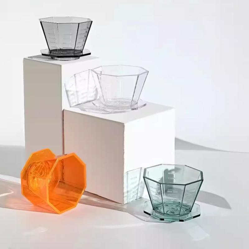 コーヒー フィルター ドリッパー フラット ケーキ フィルター 家庭用 コーヒー器具 滴下ポット