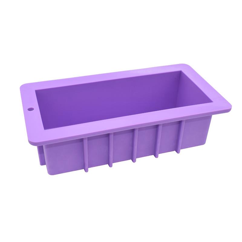 パン型 シリコン型 スクエア型 12L 加厚 加筋 冷製石鹸型 石鹸 モールド 大きめ 四角 トースト型